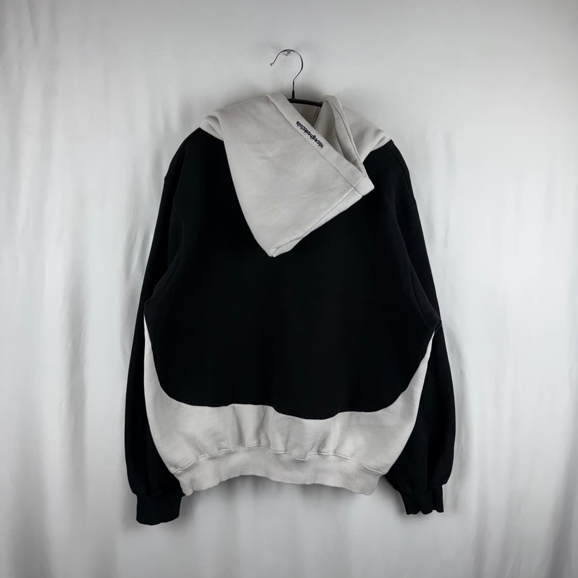 S) 나이스고스트클럽 배색 후드 티 상품이미지6