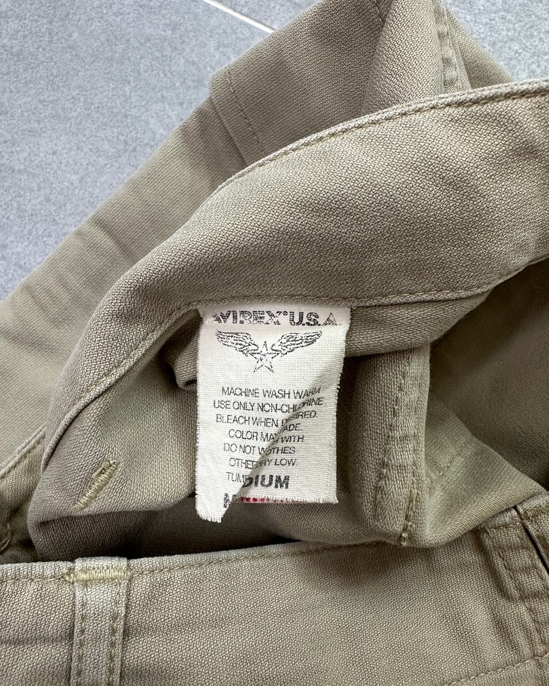 (허단41)AVIREX 몽키 반바지-M2136 상품이미지5