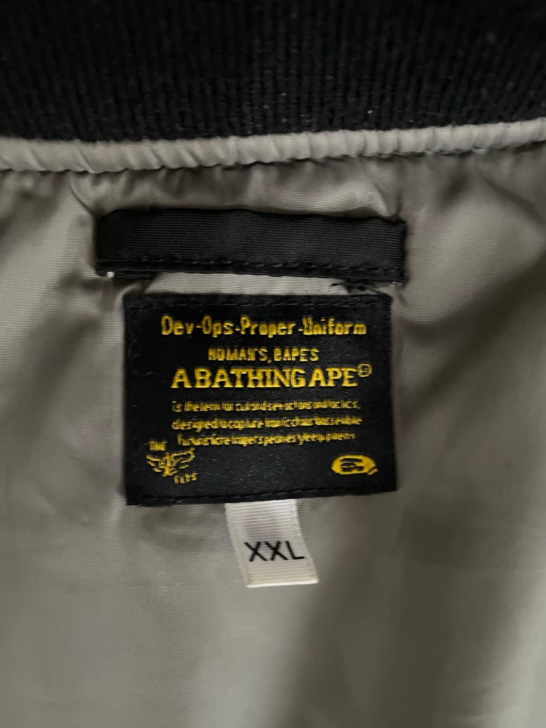베이프 BAPE 블랙 샤크 항공점퍼 XXL 상품이미지7