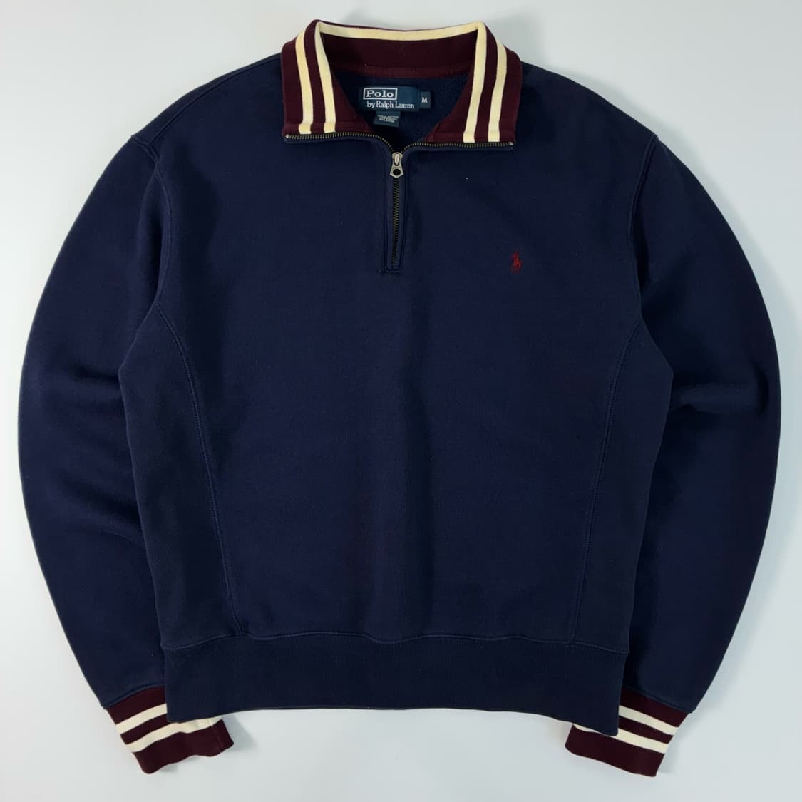 Polo  폴로 랄프로렌 00,s 네이비 반집업 맨투맨  상품이미지1