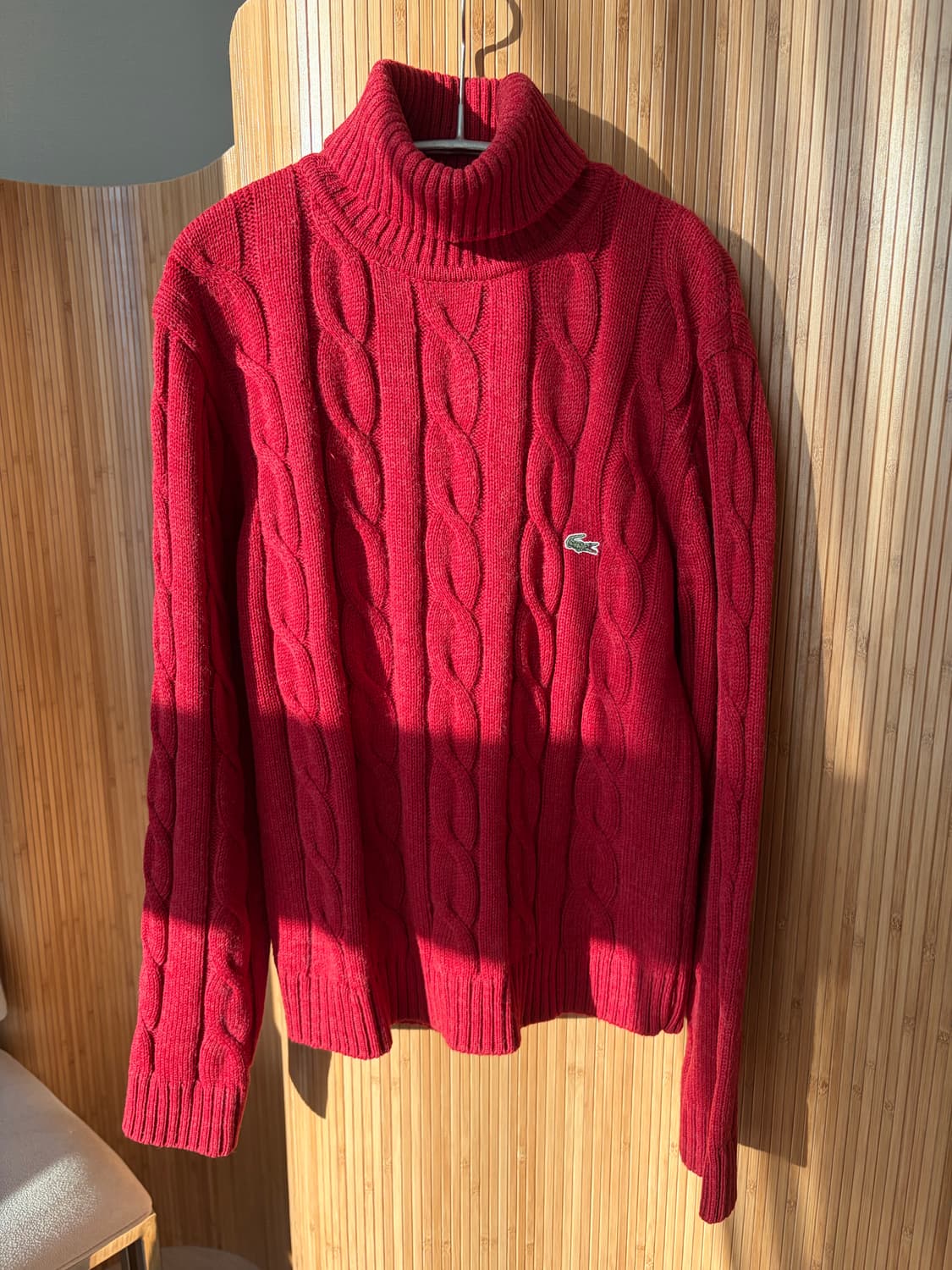 90’s 라코스테 케이블 터틀넥 상품이미지1