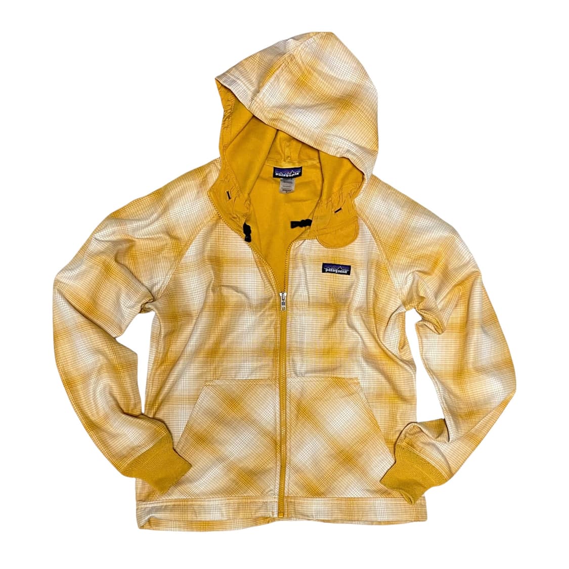 파타고니아 jpn 라인 체크 패턴 후드집업 상품이미지1