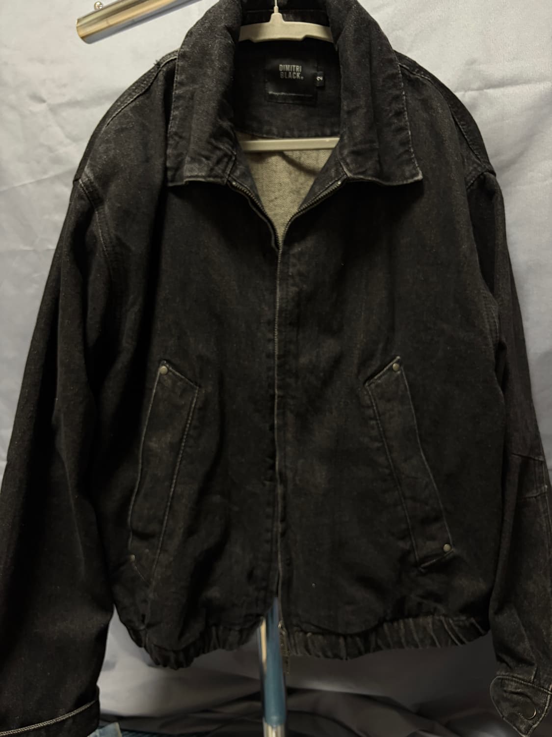 디미트리블랙 데님트러커 자켓 흑청 100 상품이미지6