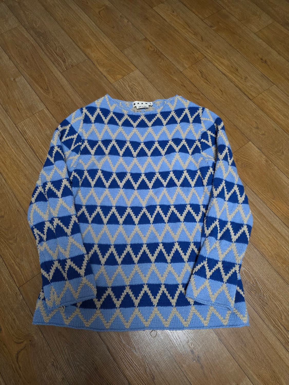 마르니 보트넥 청키 니트 상품이미지1