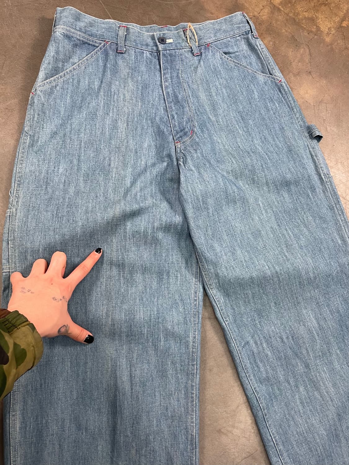 칼 헬무트 데님 카펜터 팬츠 상품이미지4