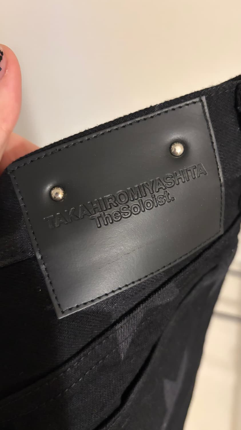 The Soloist Star Patterned Black Denim 상품이미지3