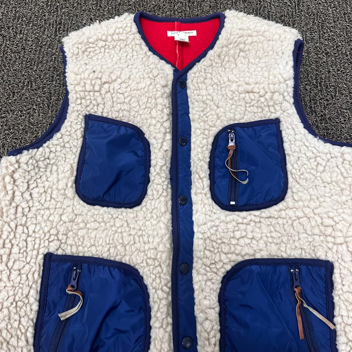 A. Blue Garments wool vest 울 베스트 L 상품이미지2