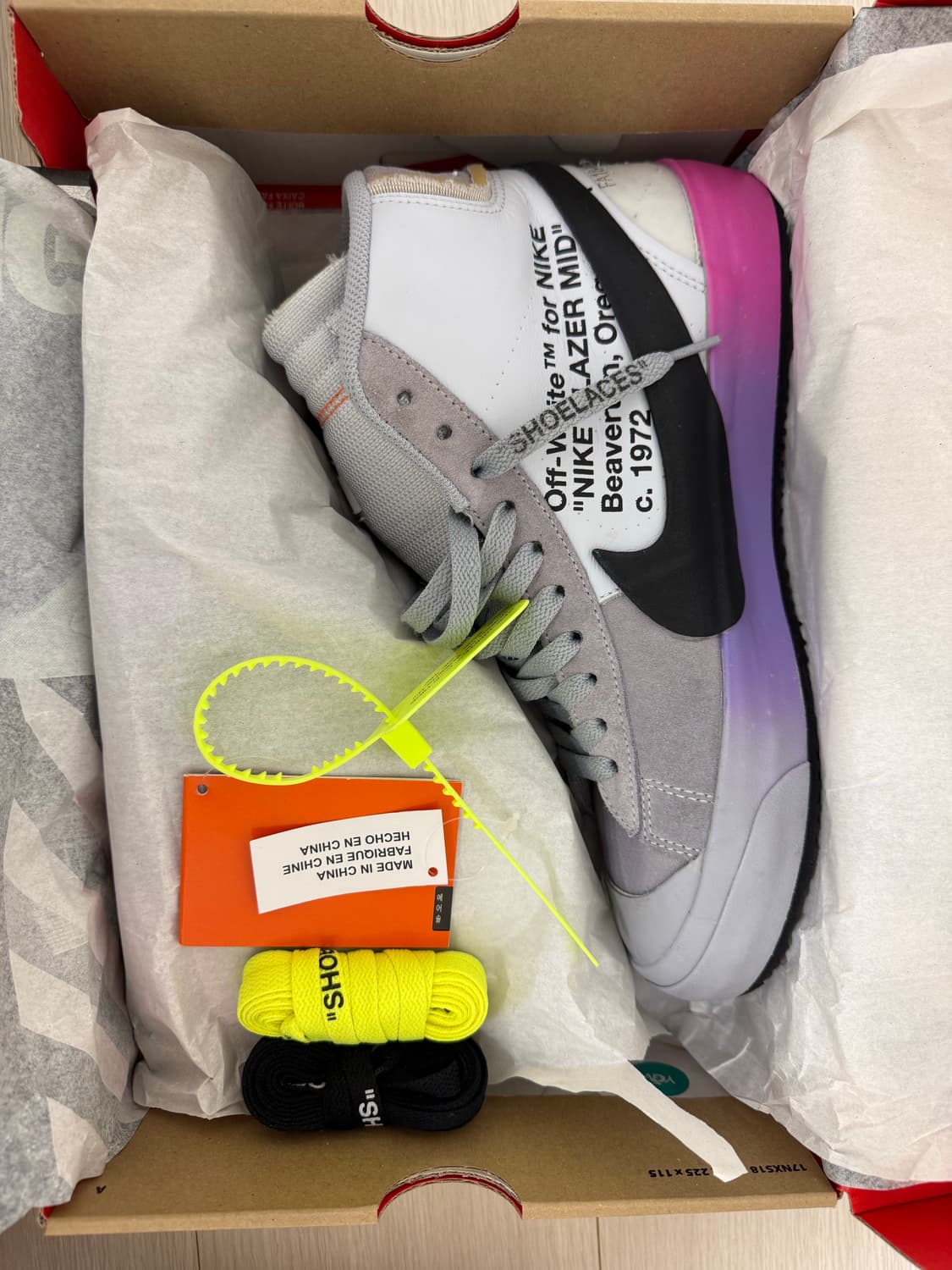 나이키 오프화이트 세레나 블레이저 미드 260 상품이미지9