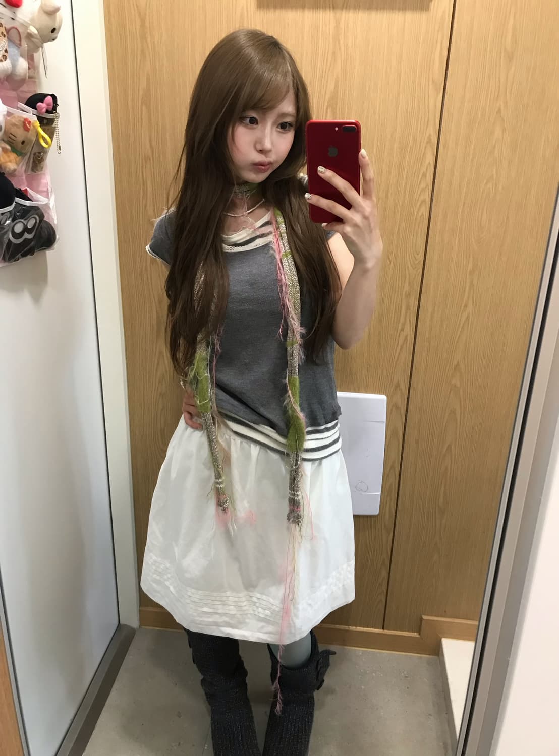 어스뮤직 청록 토끼 데일리 모리걸 니혼진 코디세트 상품이미지5