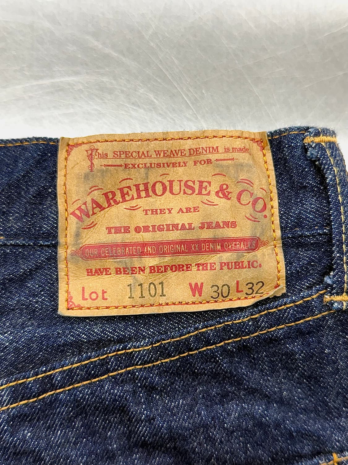 웨어하우스 덕디거 DD-1101xx 셀비지 데님 팬츠 상품이미지9