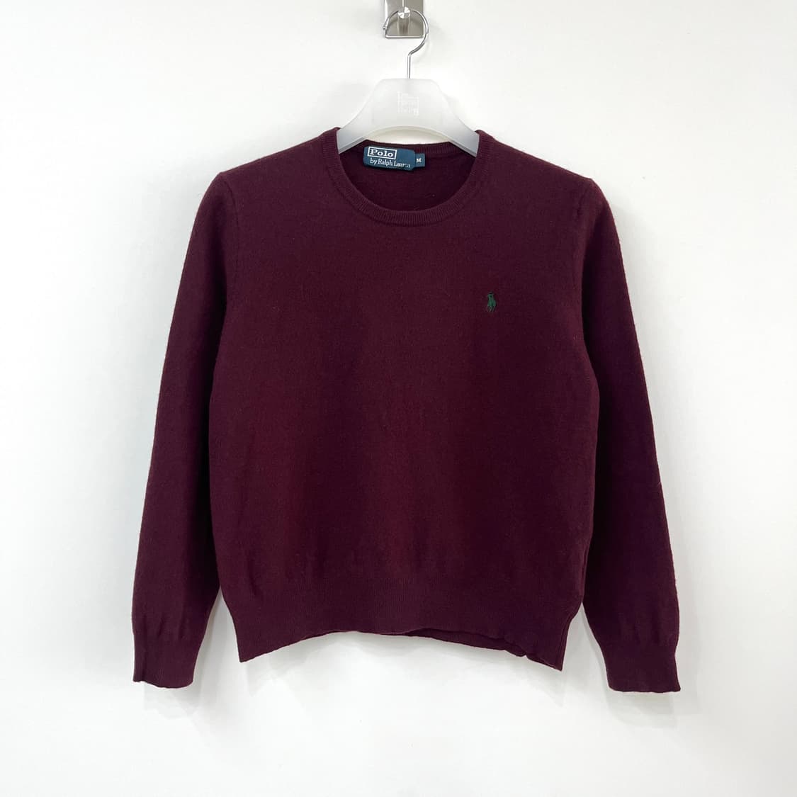 폴로 랄프로렌 버건디 메리노울 니트 상품이미지3