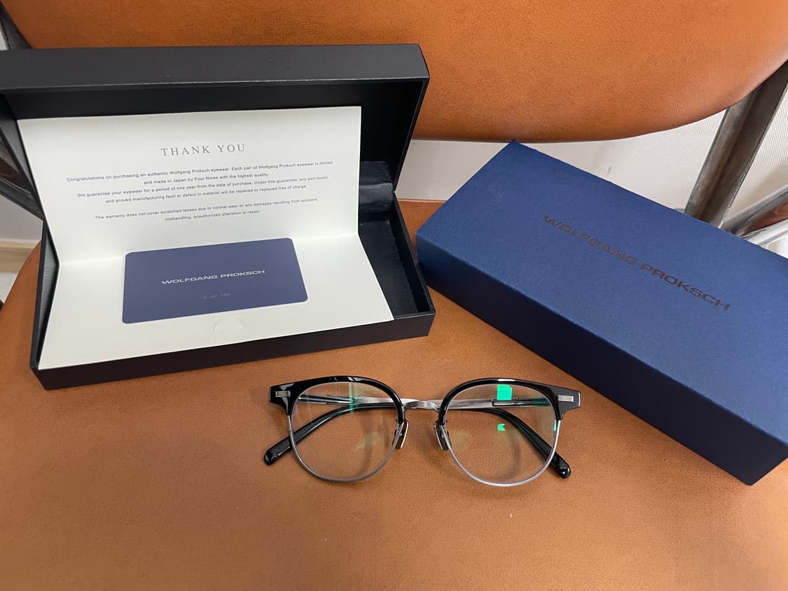 울프강프록쉐 안경 하금테 bk31 상품이미지1