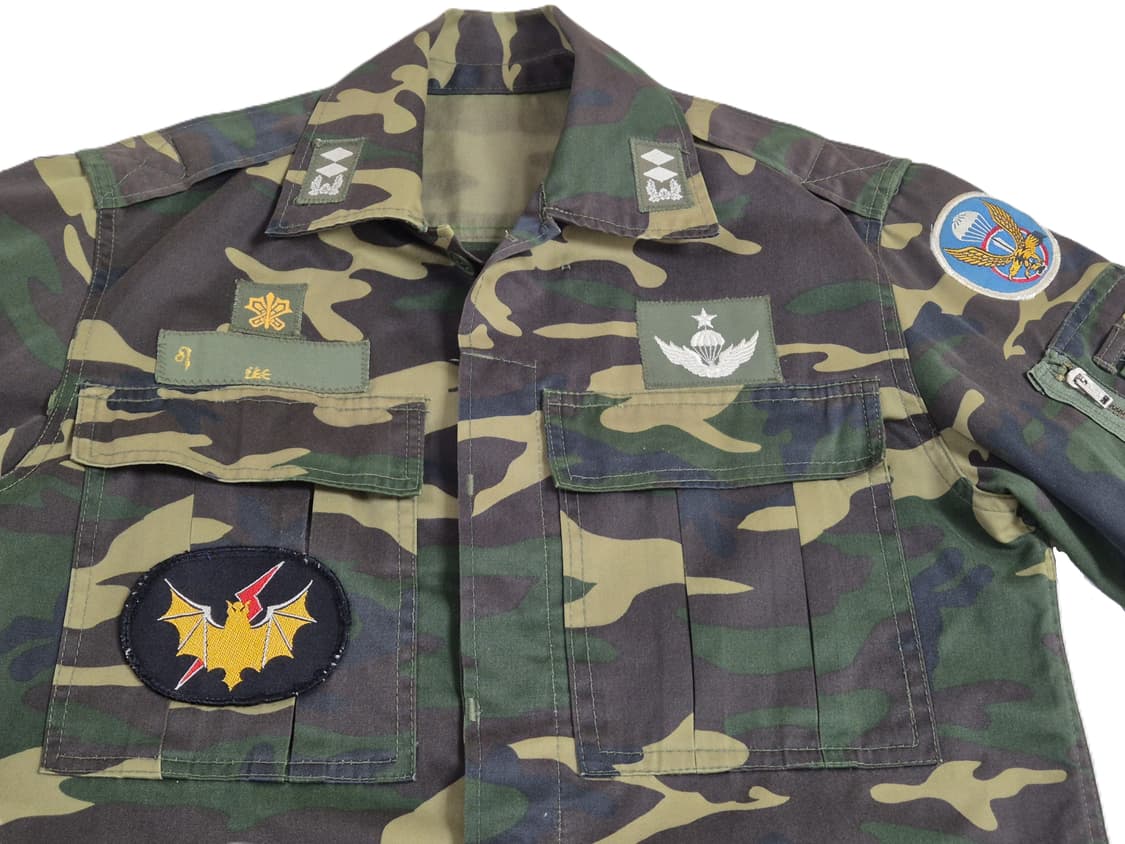 육군 구형 11공수특전여단 보병 중위 후기형 독사복 전투복 자켓 (M) 상품이미지7