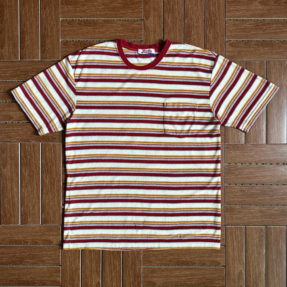 Pepsi cola pocket terry cotton 1/2 tee 상품이미지1