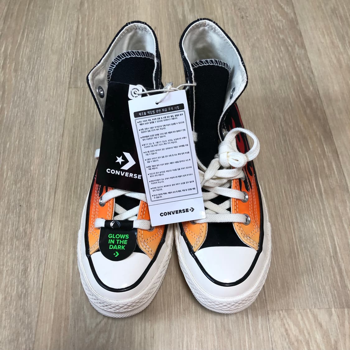 (240) 새상품 컨버스 CONVERSE 척 70 하이 블랙 레드 프레임 상품이미지10
