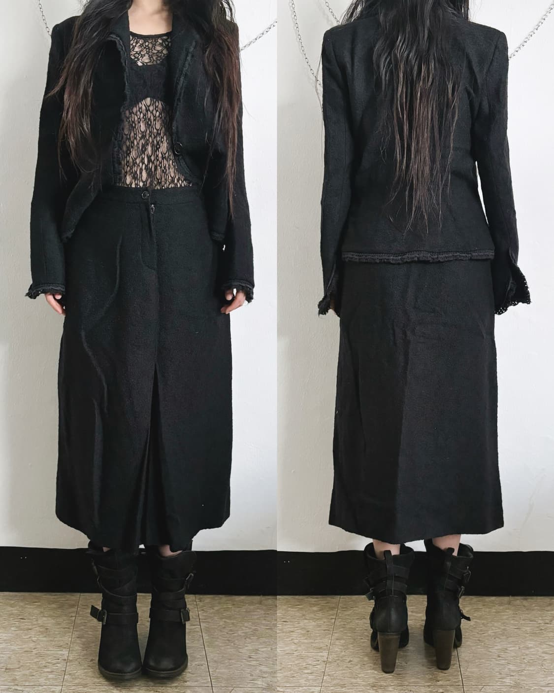 80s 파올라 안토니니 울 셋업 수트 상품이미지2