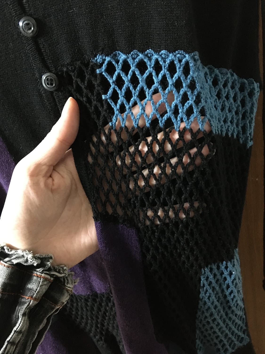 레이어드 롱 후디 가디건 상품이미지7