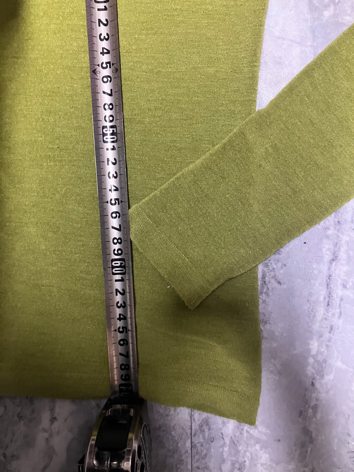 하구미모리걸 달천깔페어리 레이어드 폴라티셔츠 그린 상품이미지3