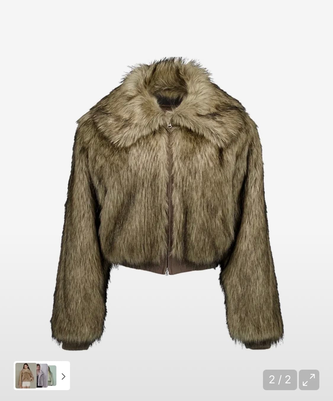 셋업이엑스이 FUR SHORT JACKET 상품이미지2
