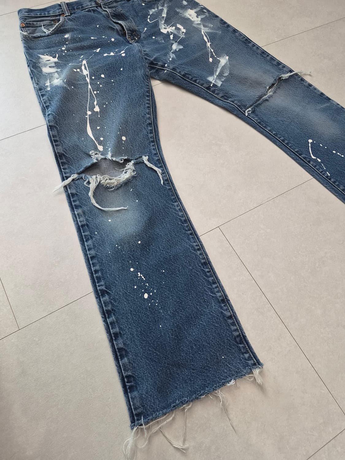 리바이스 517페인팅 커스텀 33x34 상품이미지4