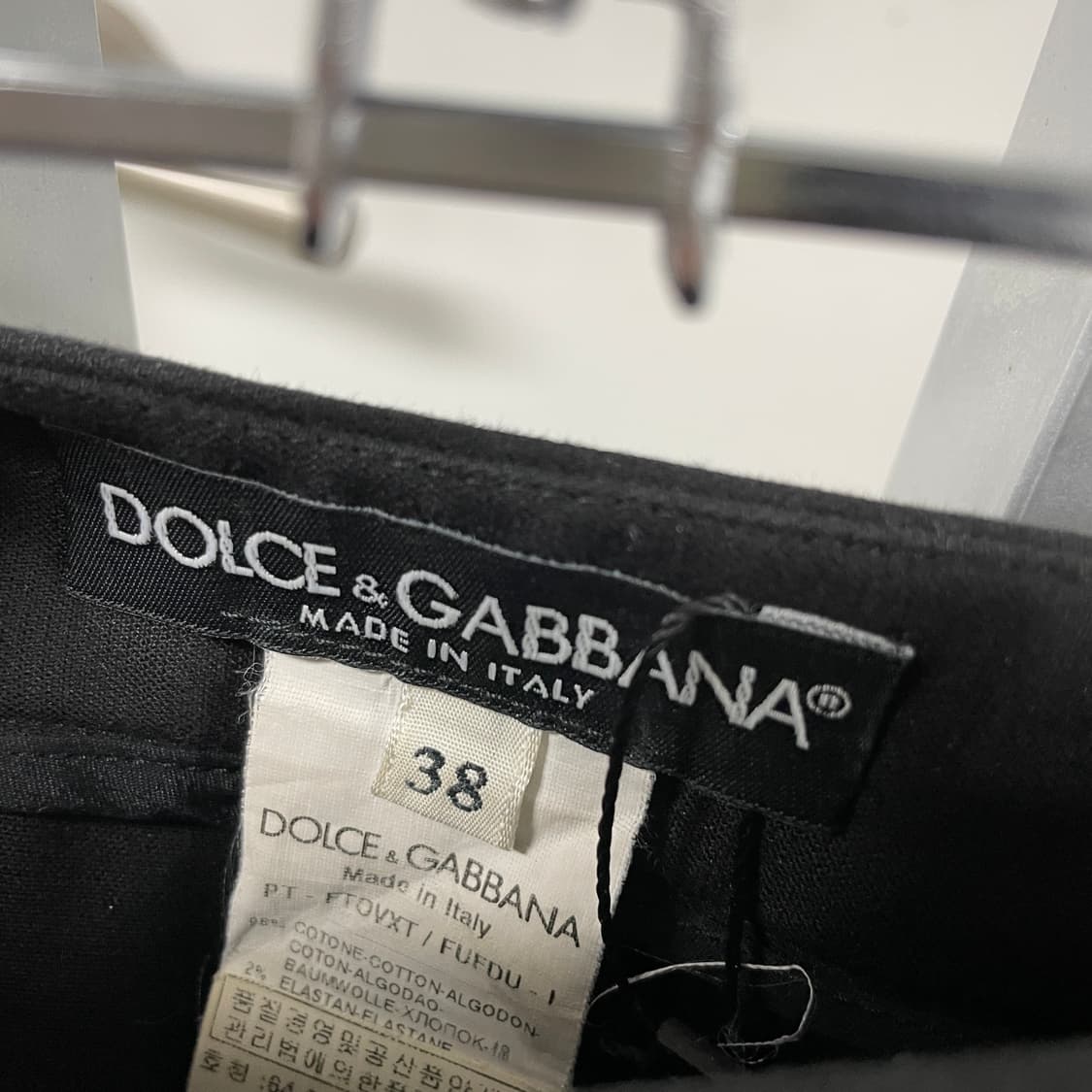 돌체앤가바나 블랙 슬랙스 38(W) 상품이미지5