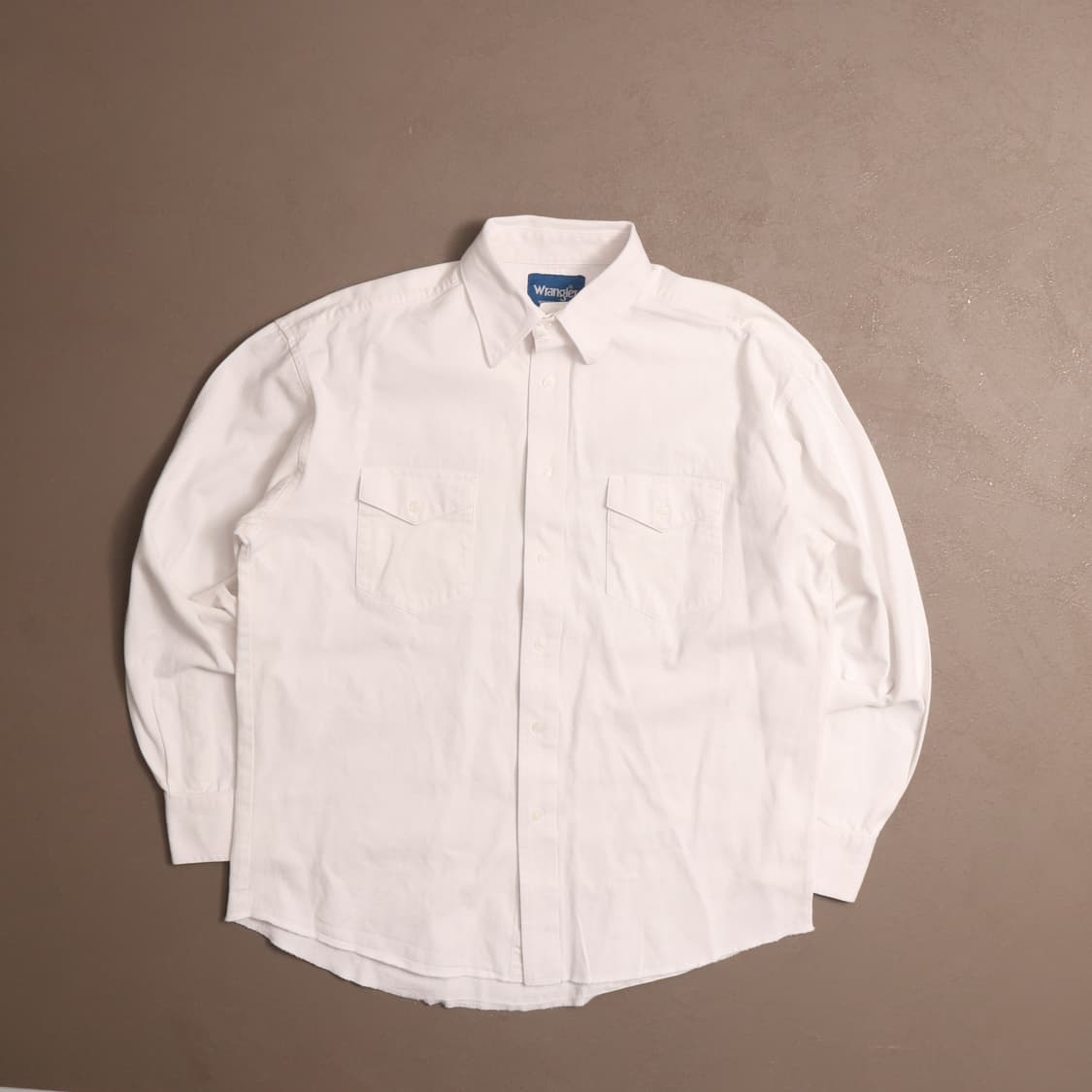 랭글러 헤비코튼 화이트 워크셔츠 A1586 상품이미지1