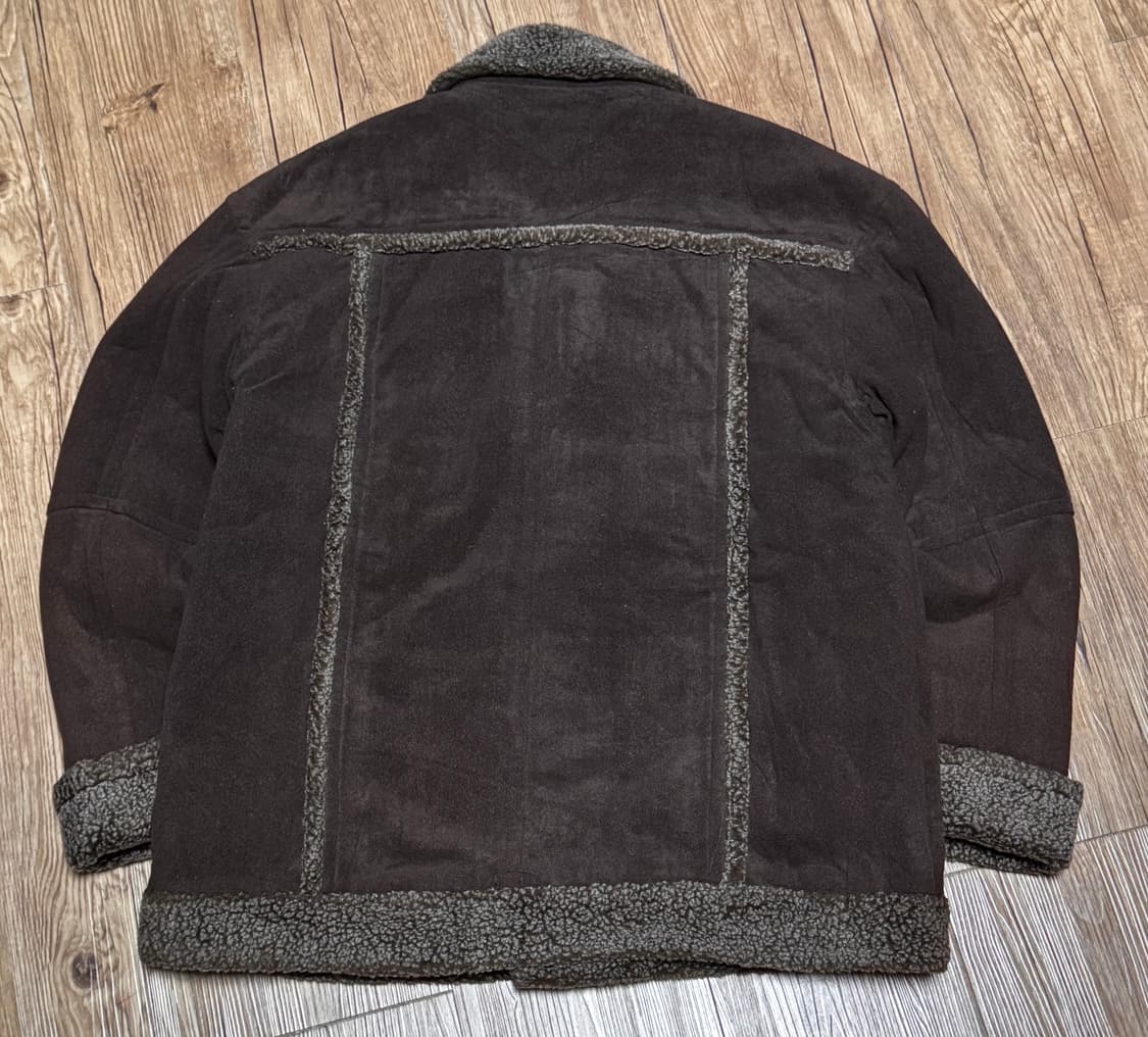 701 다크 브라운 쉐르파 무스탕 자켓 상품이미지3