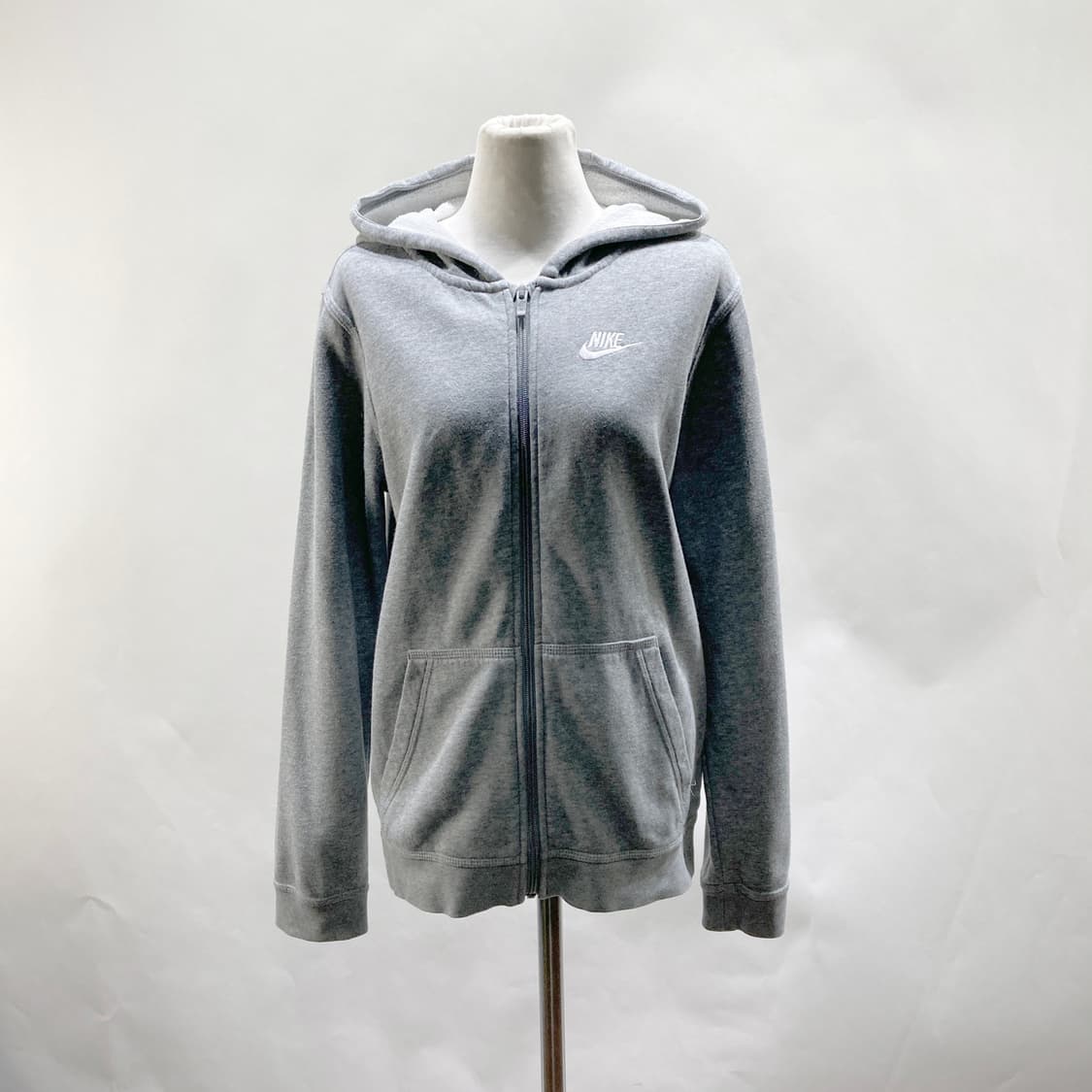 나이키 여성기모후드집업 그레이 95 상품이미지1