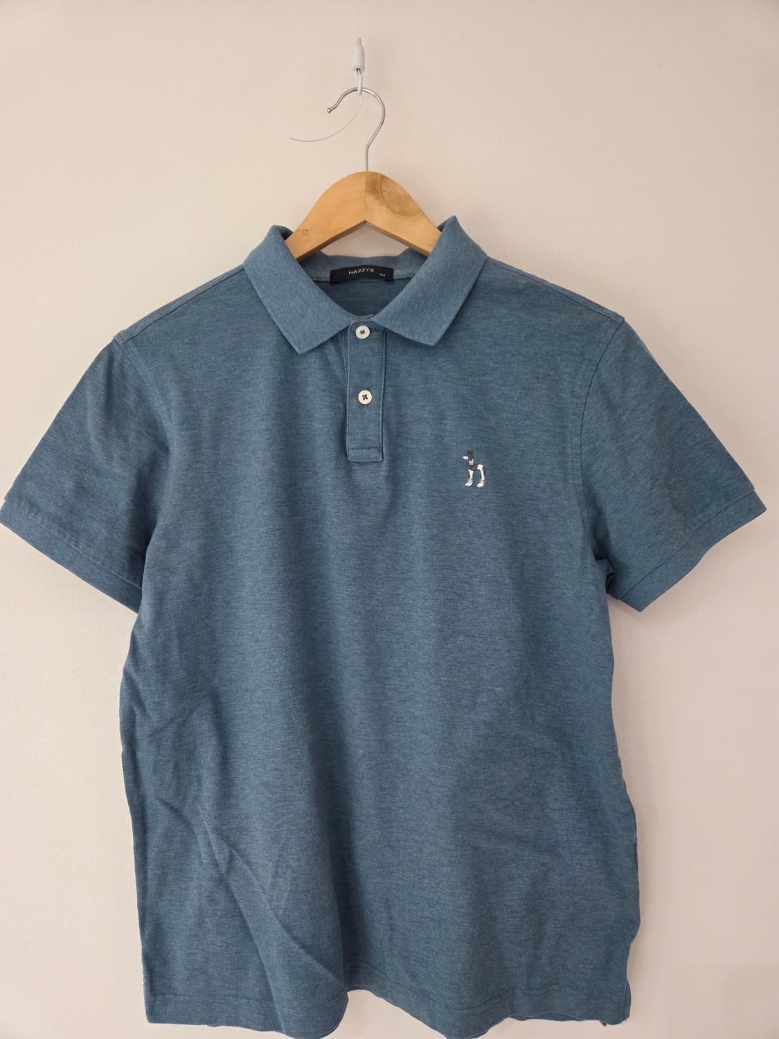 헤지스 블루 반팔카라티(95사이즈) 상품이미지2