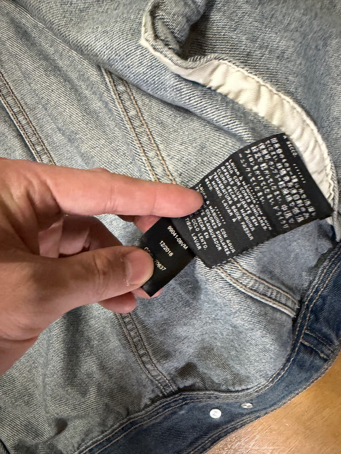 할리데이비슨 청베스트 정품 상품이미지2