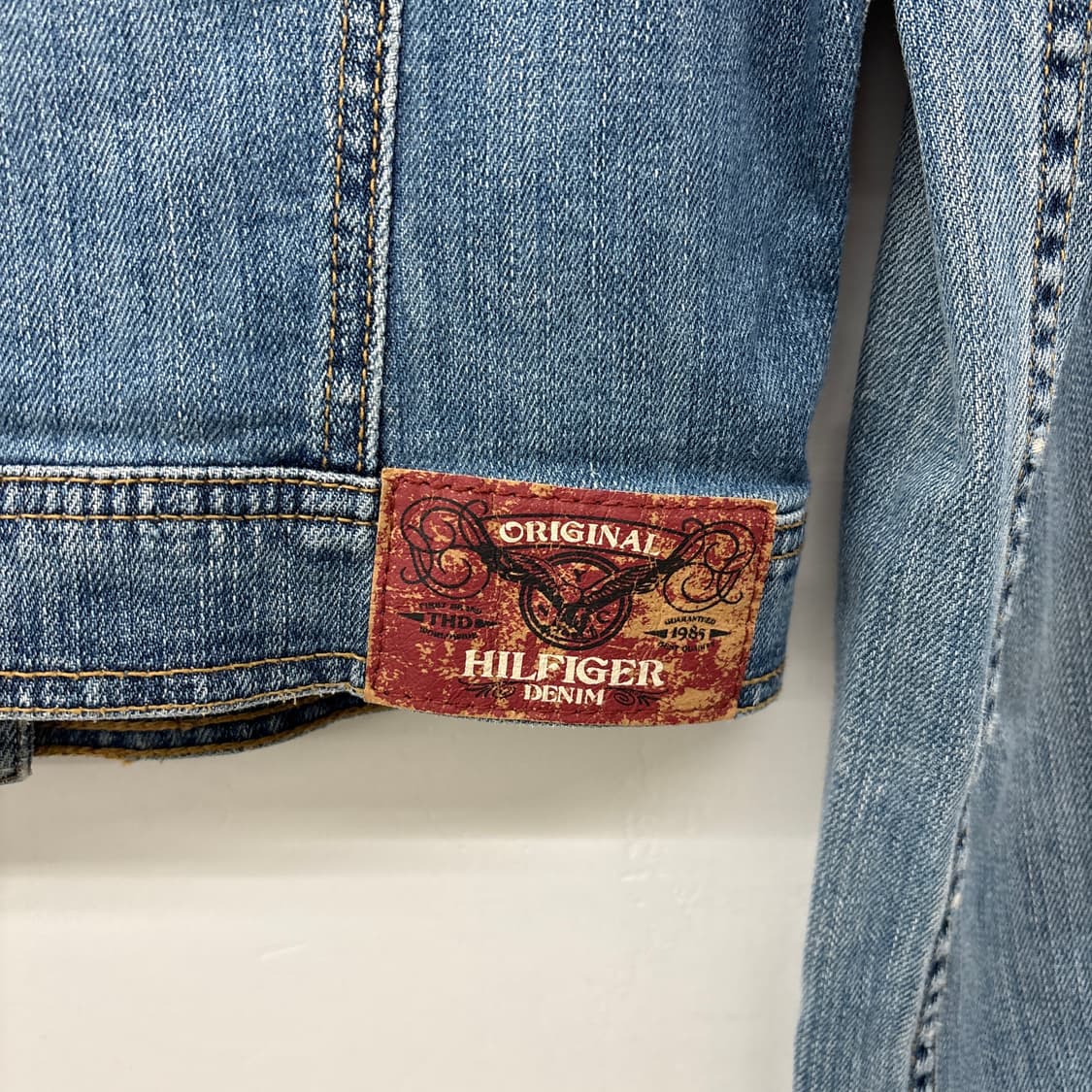 타미힐피거 데님 크롭 청자켓 여성 S 상품이미지6