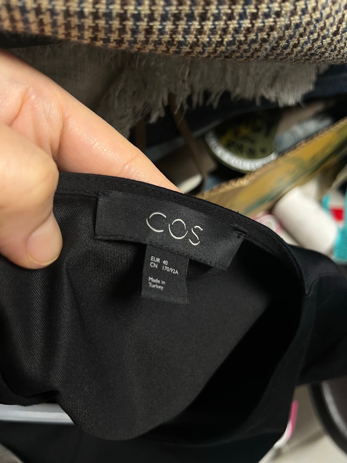 코스 COS 블랙 플레어 미니 원피스 EUR40 상품이미지2