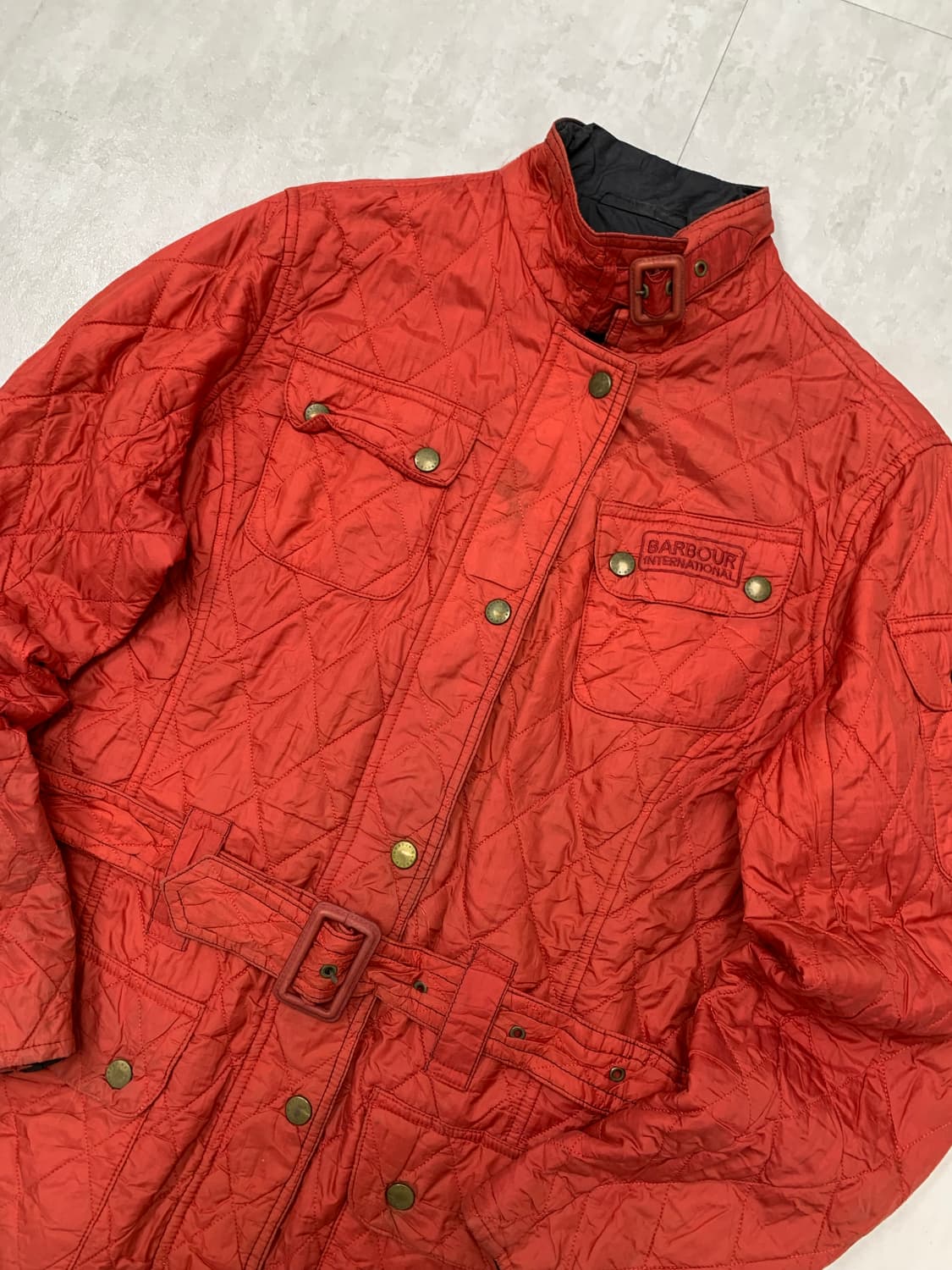 바버 다홍 퀄팅 자켓 #365 상품이미지2