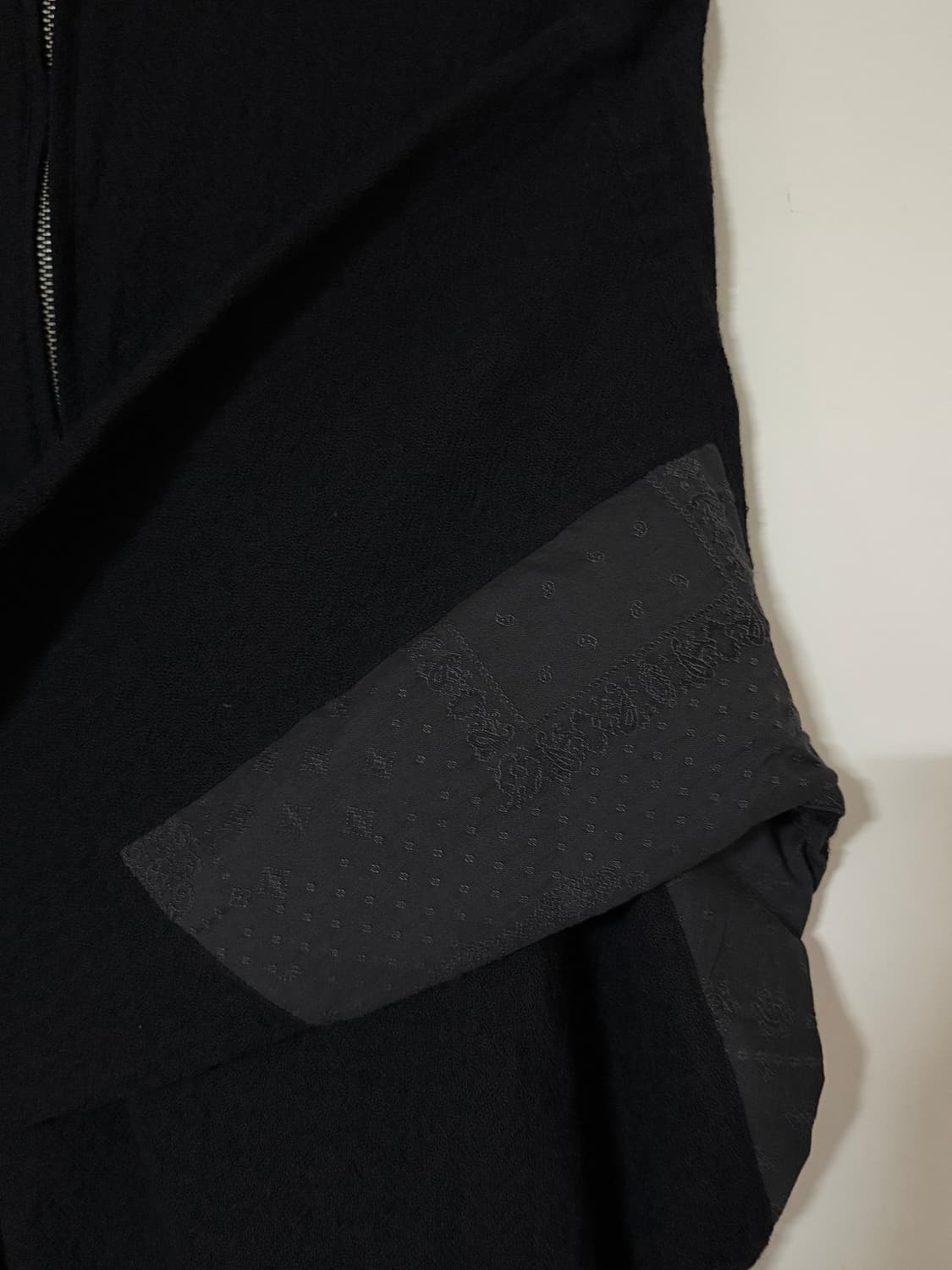 폴리테루 보일드 울 페이즐리 집업 4 상품이미지4