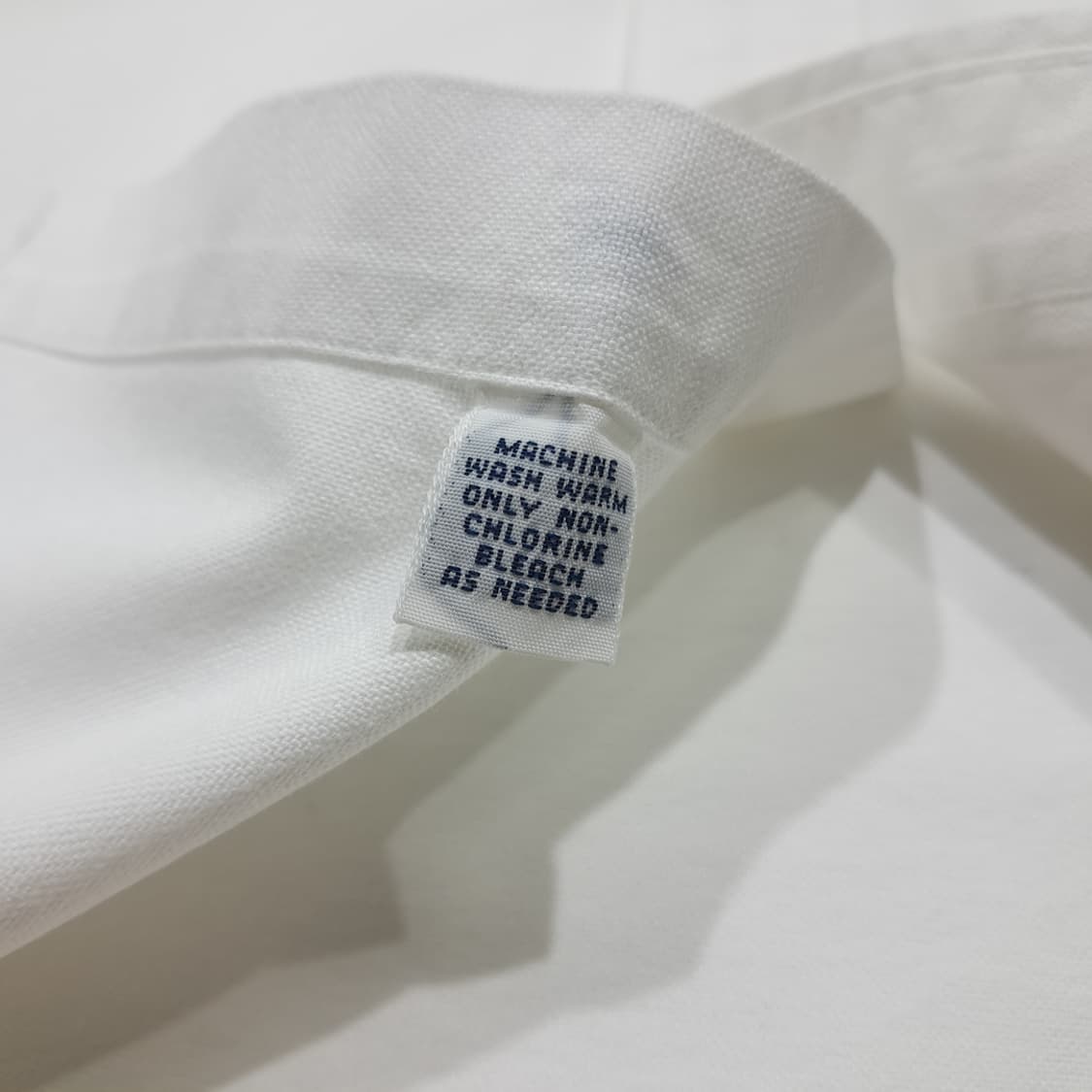 CK023 XL 폴로 90s 필리핀판 핀포인트 화이트 셔츠 남방 상품이미지5