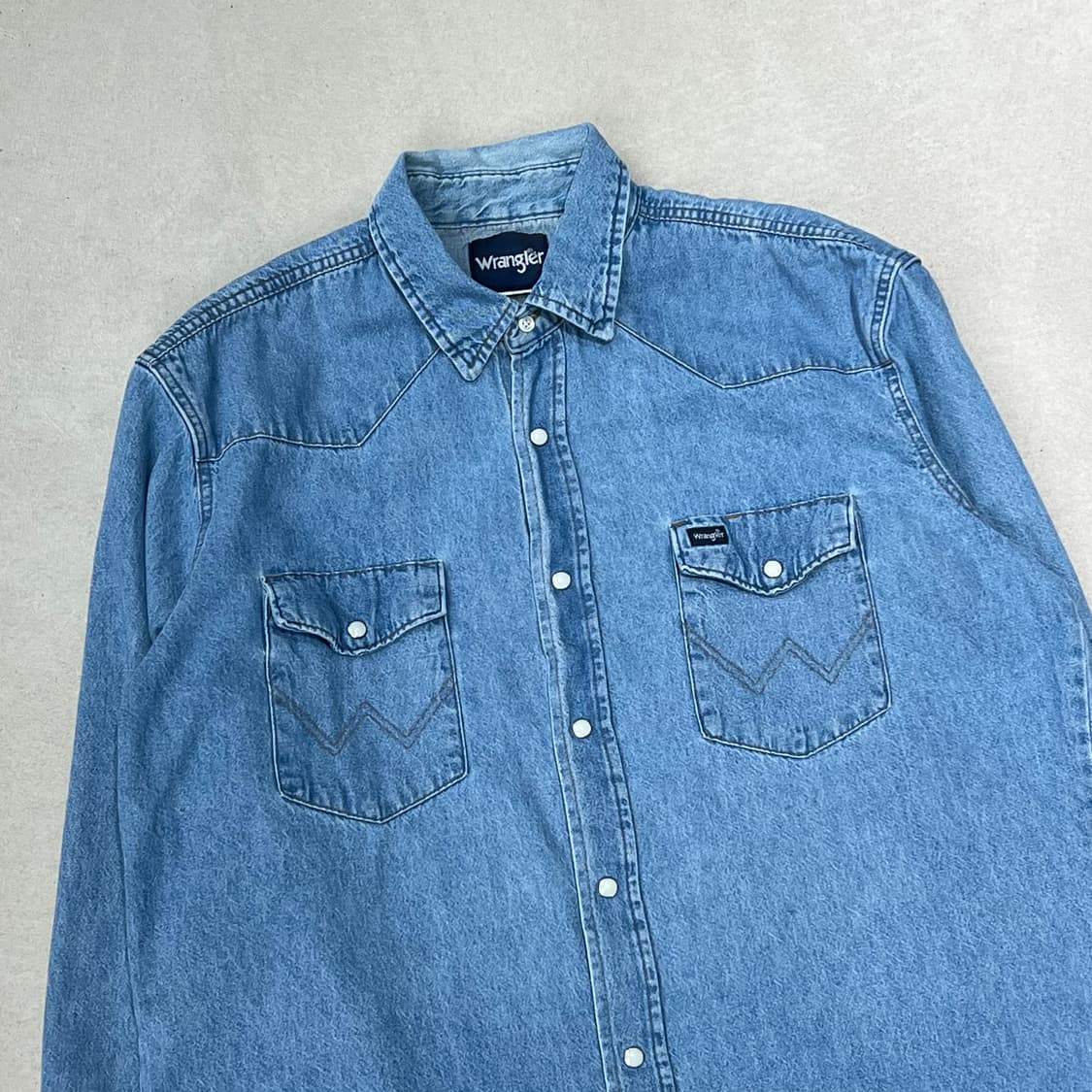 랭글러 워크 데님셔츠 s08973 상품이미지3