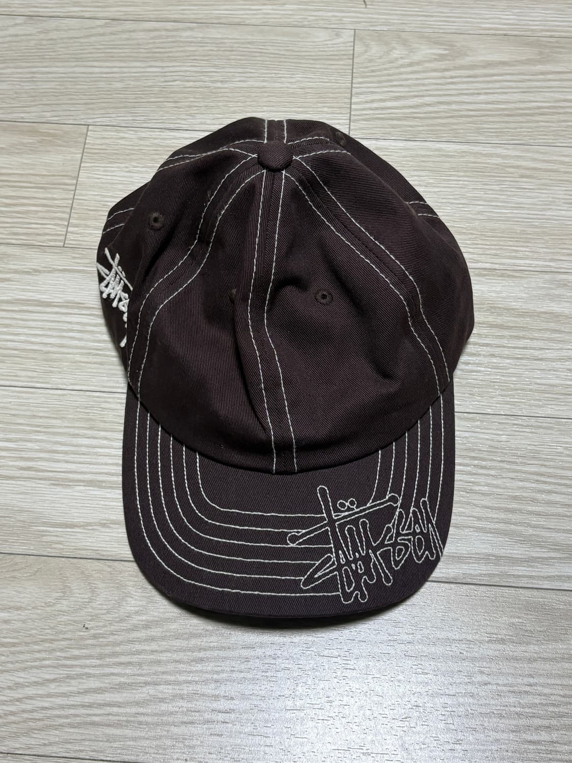 스투시 브라운 캡모자 상품이미지1