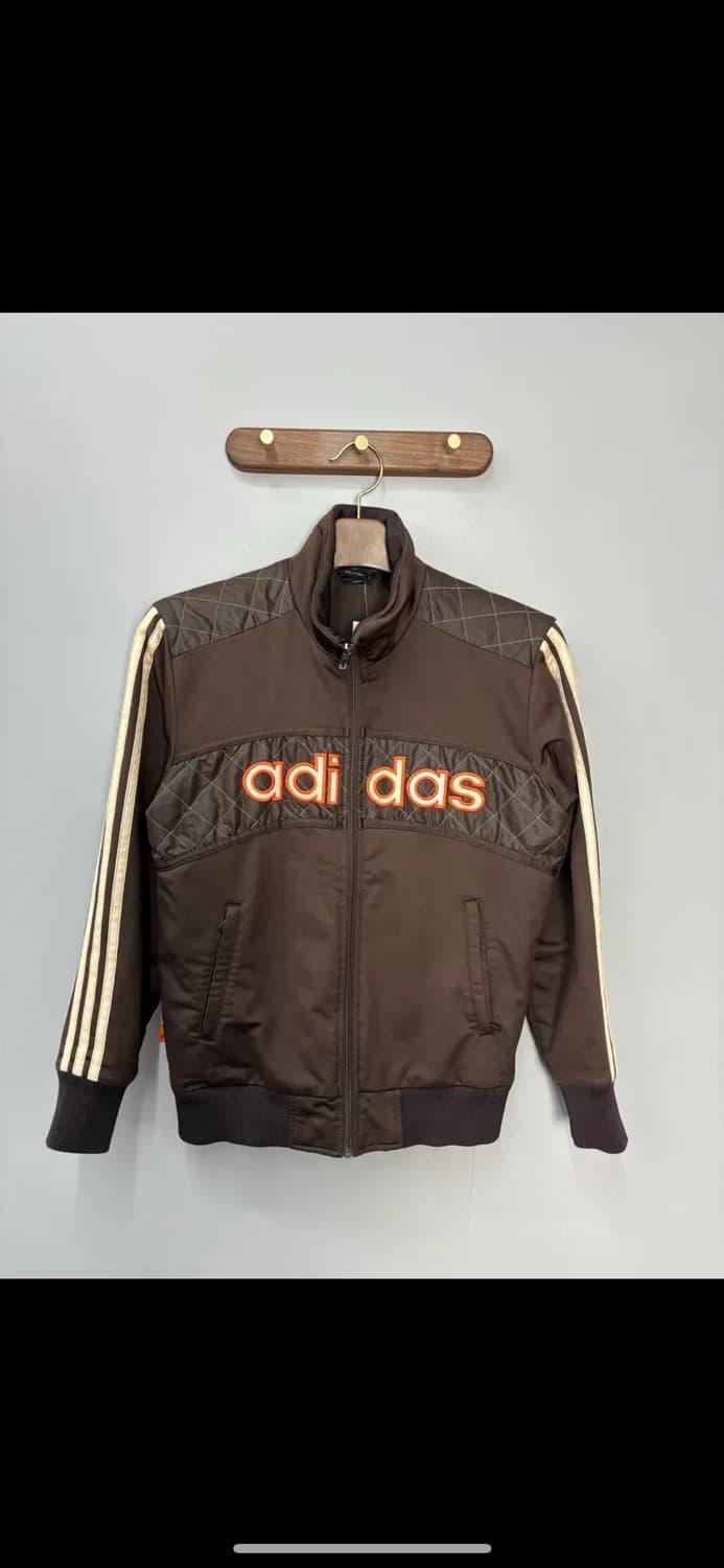 아디다스 00s 브라운 사선퀄팅 패디드자켓 H1701 상품이미지2