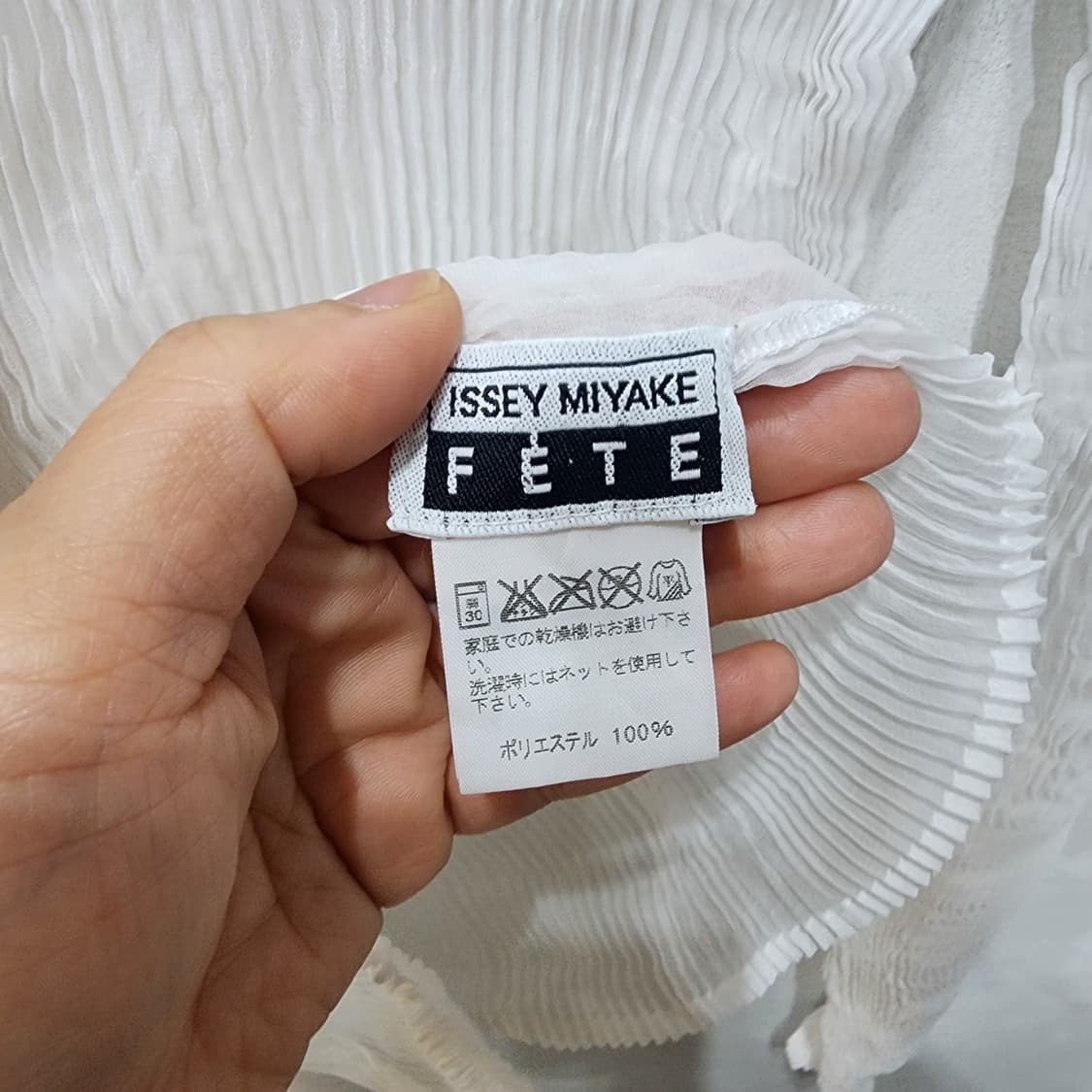 이세이미야케 Fete 블라우스+오버핏롱셔츠 2사이즈 2벌일괄 상품이미지4