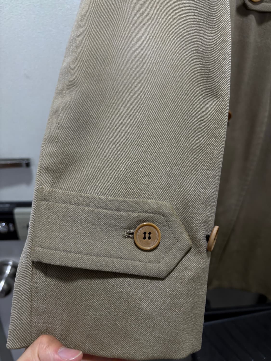 [M] 00’s F/W 꼼데가르송 옴므 플러스 울 트렌치 코트 상품이미지5