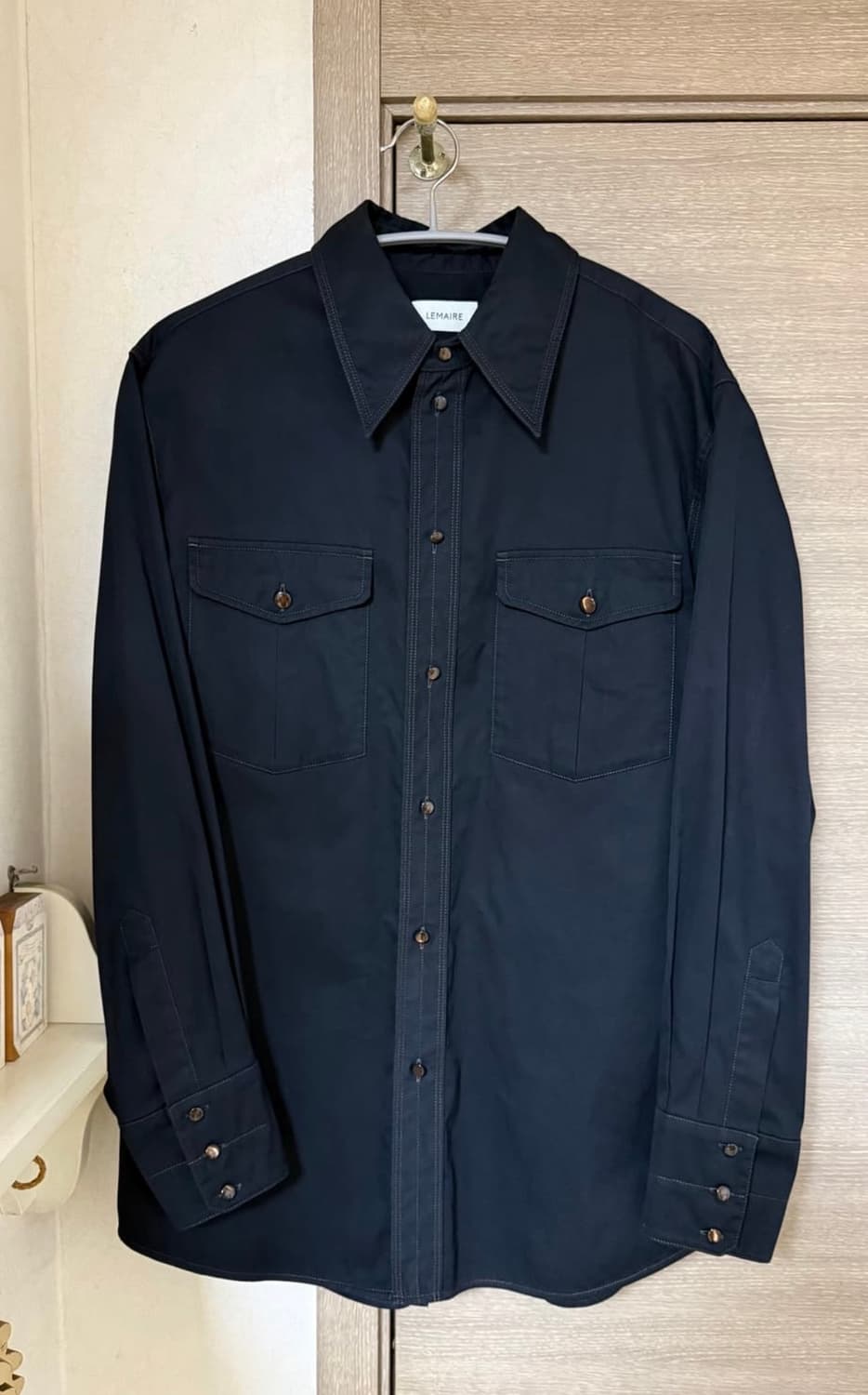 르메르 23ss 웨스턴셔츠 블랙(48사이즈) 상품이미지1