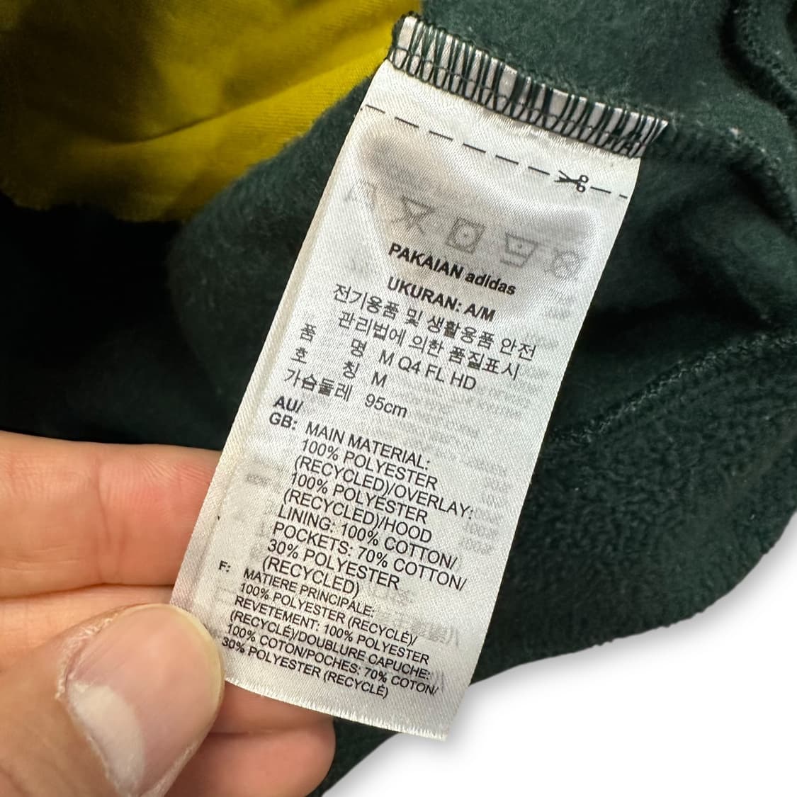 아디다스 플리스 후드티 상품이미지5