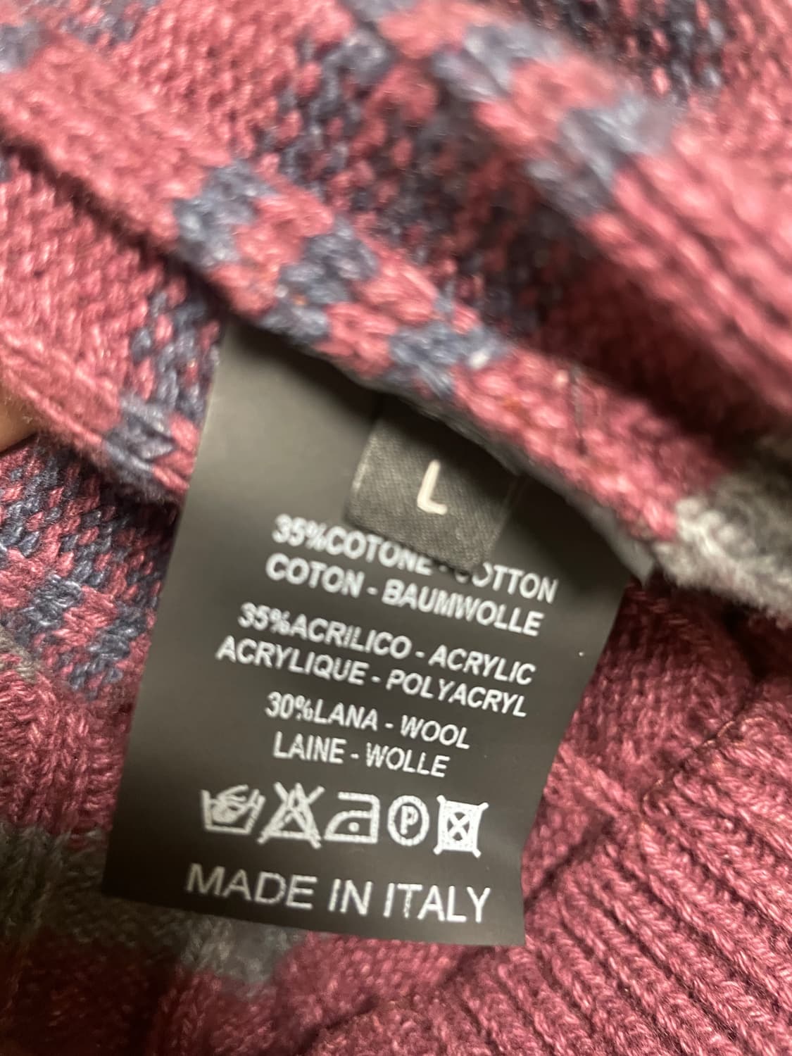 [L] 라프시몬스 18SS 브이넥 오버 니트 상품이미지6