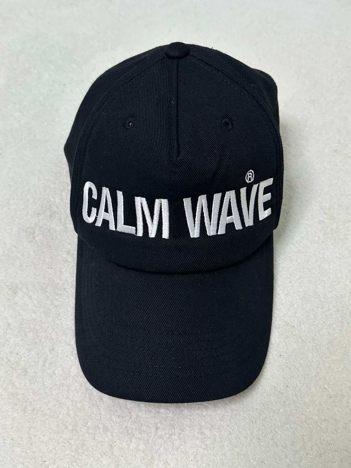 [새상품] 파프롬왓 Calm Wave Cap - Black  상품이미지1