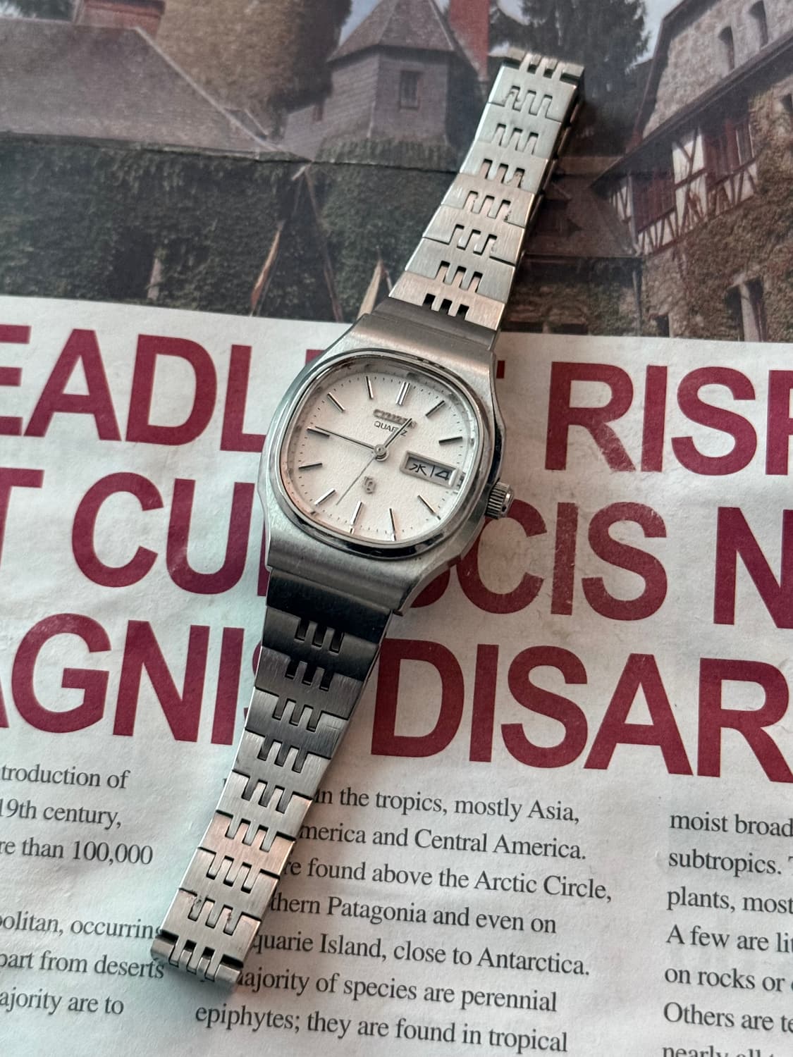 시티즌 Citizen 스퀘어 데이데이트  상품이미지1