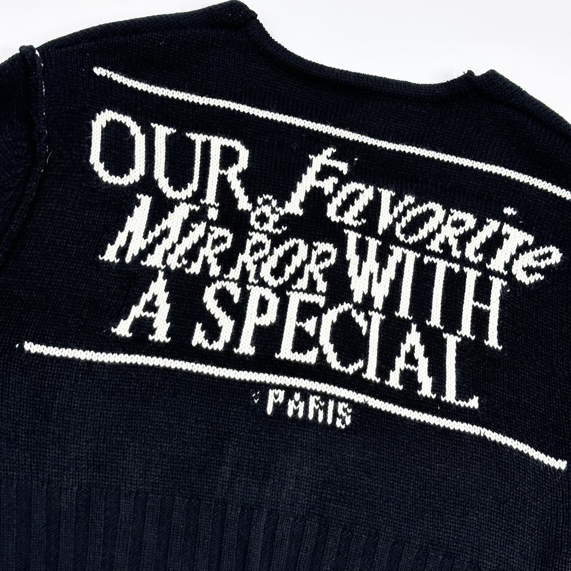 VTG 빈티지 레터링 여성 크롭 니트 가디건 블랙 여성M 상품이미지4