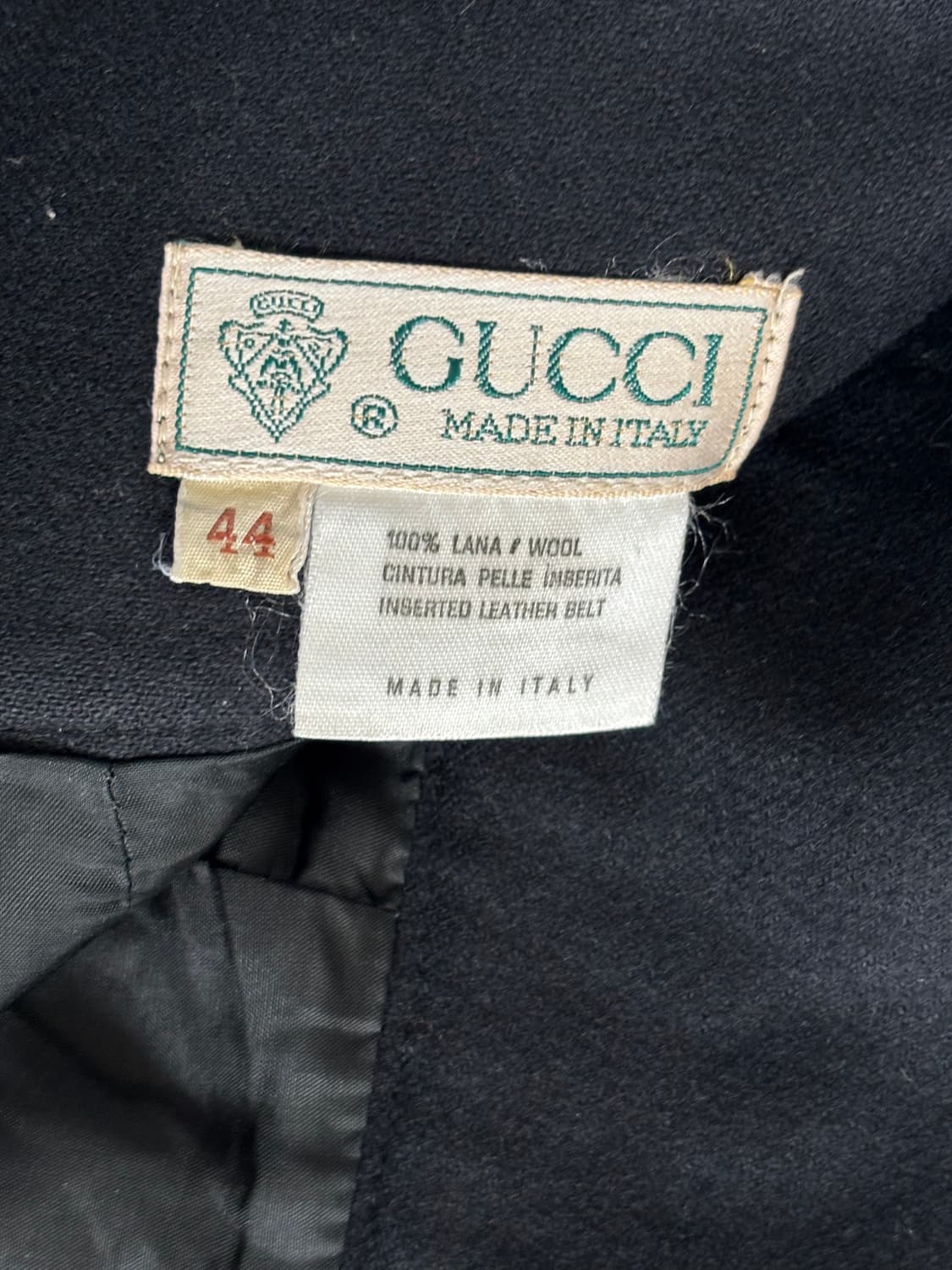 Gucci 구찌 블랙 가죽 미니 스커트 상품이미지9