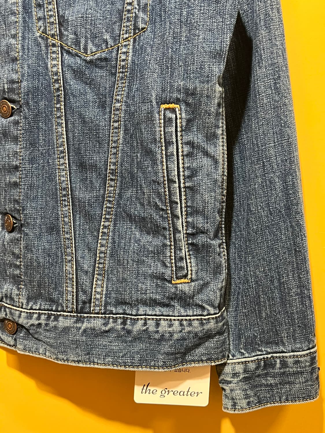 00s [M] 에드윈 인터내셔널 베이직 트러커 데님 자켓 상품이미지5