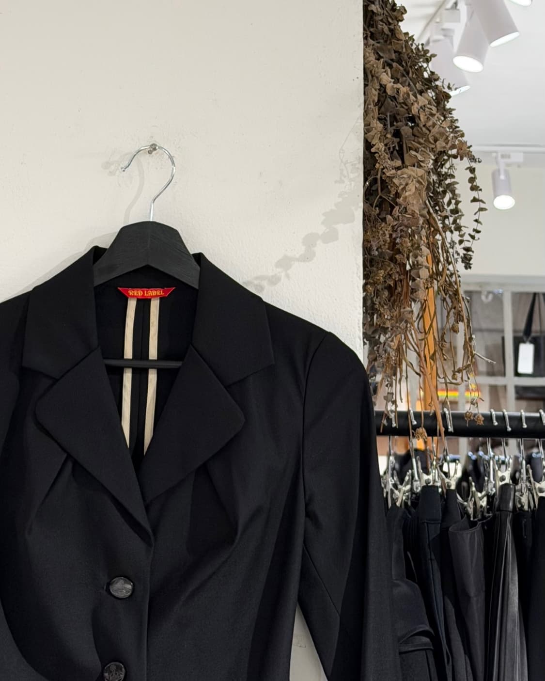 비비안웨스트우드 레드라벨 블랙 싱글 브레스티드 울 자켓 상품이미지3