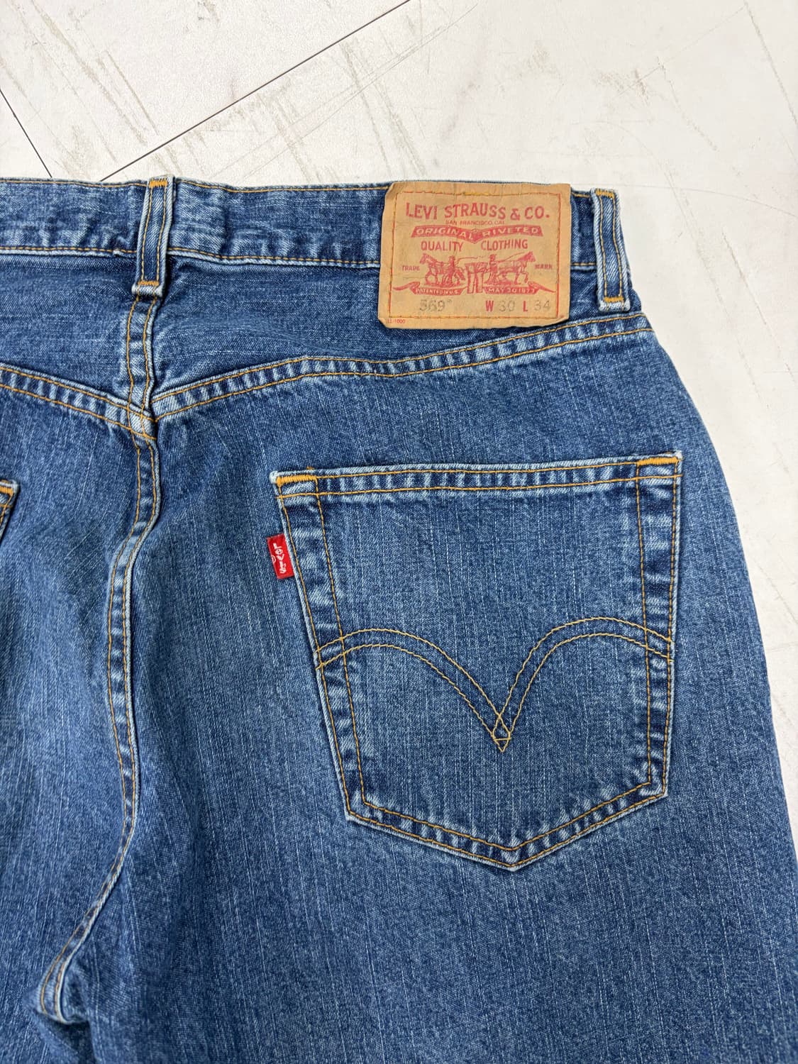 a229) 30 리바이스 569 루즈스트레이트 상품이미지6